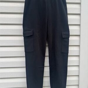 Fashion Nova Cotton Cargo Sweatpants (Black) Mens XS (Extra Small)